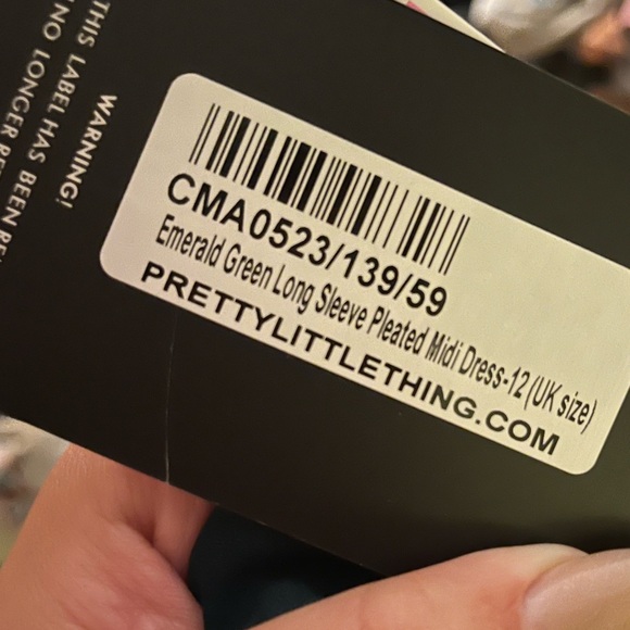 NWT size 8 emerald green dress - Picture 3 of 4